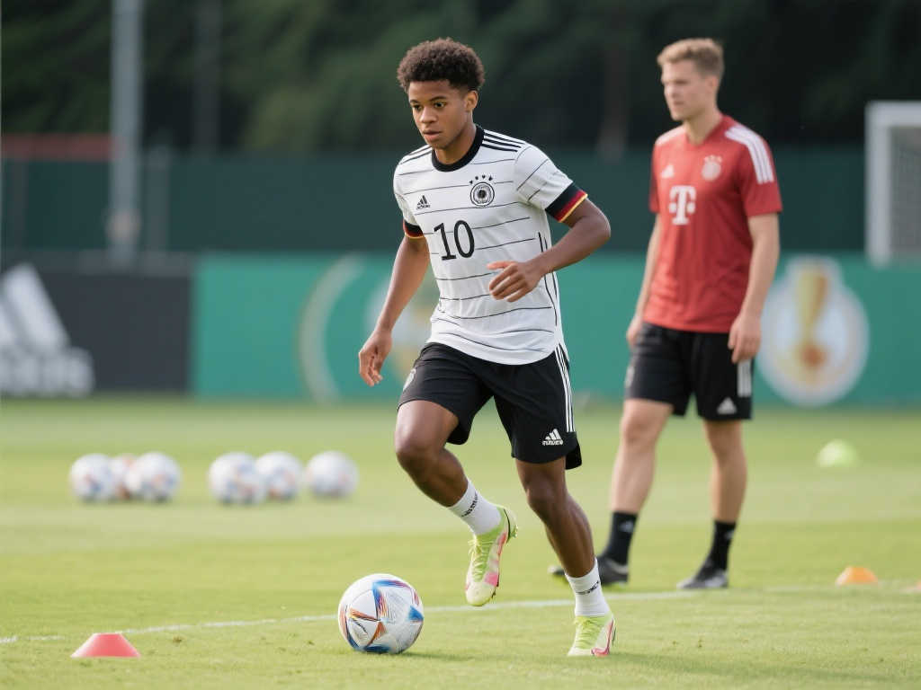 德媒：穆西亚拉恢复部分公开训练，或将赶上赛季末战